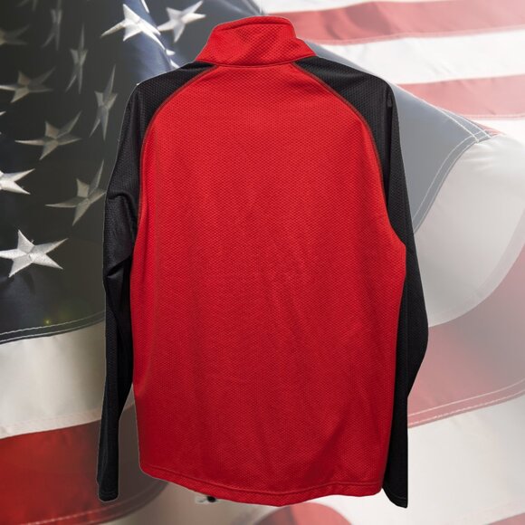 Under Armour ColdGear US Marines Semper Fi 1/4 Zip Pullover Black Red L NWT - Picture 3 of 10